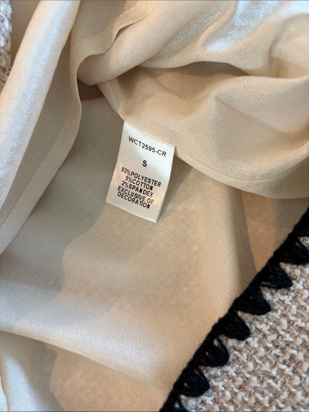 New With Tags The Pants Store THML Tweed Dress Sz S - Picture 9 of 11